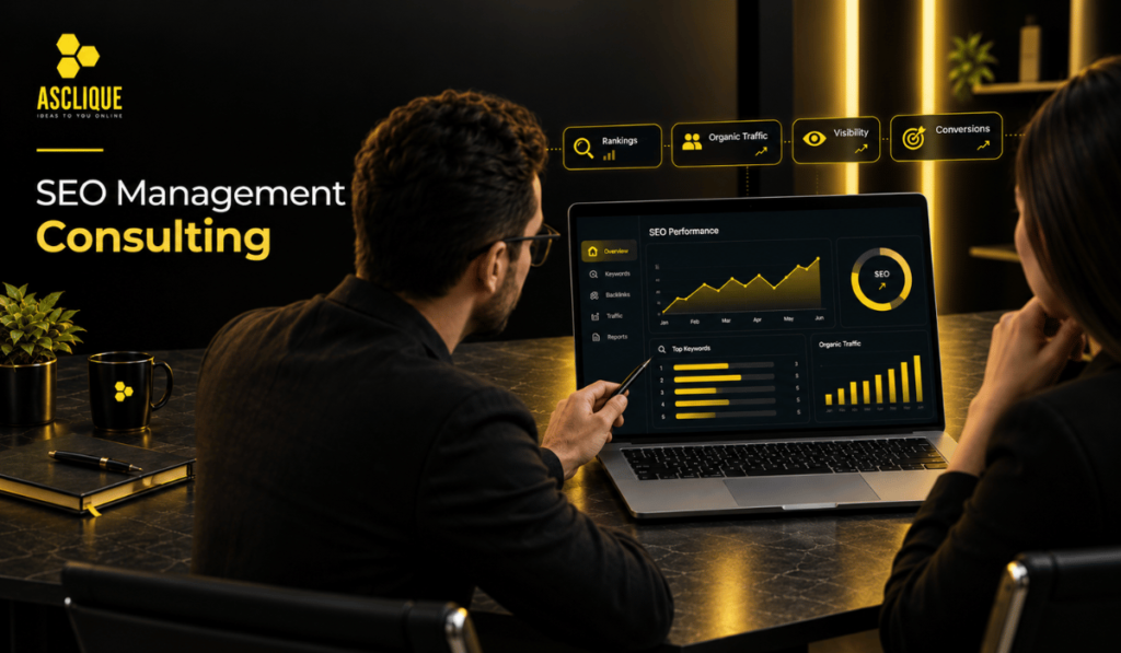 SEO management consulting—what a strategic SEO consultant does and when it's the right choice.