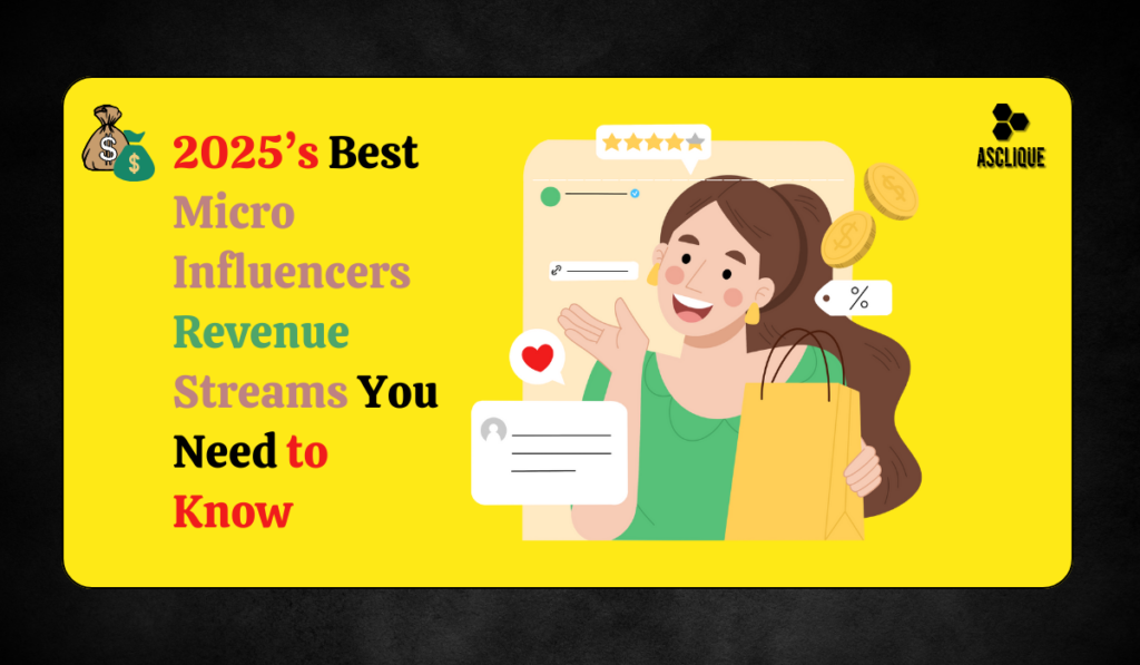 Micro Influencers Revenue Streams