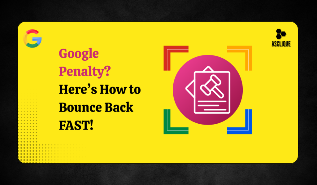 google penalty recovery