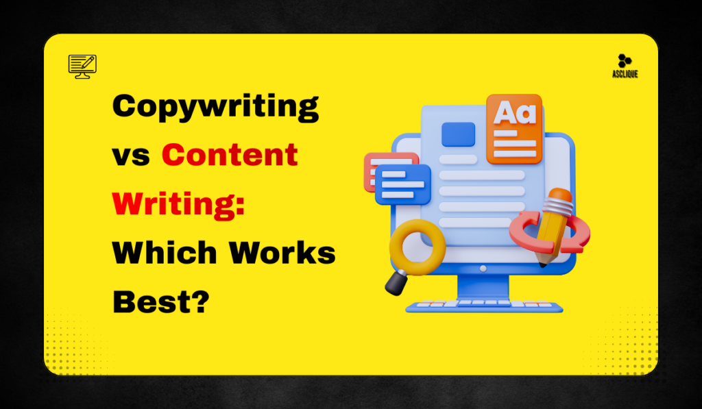 copywriting vs content writing