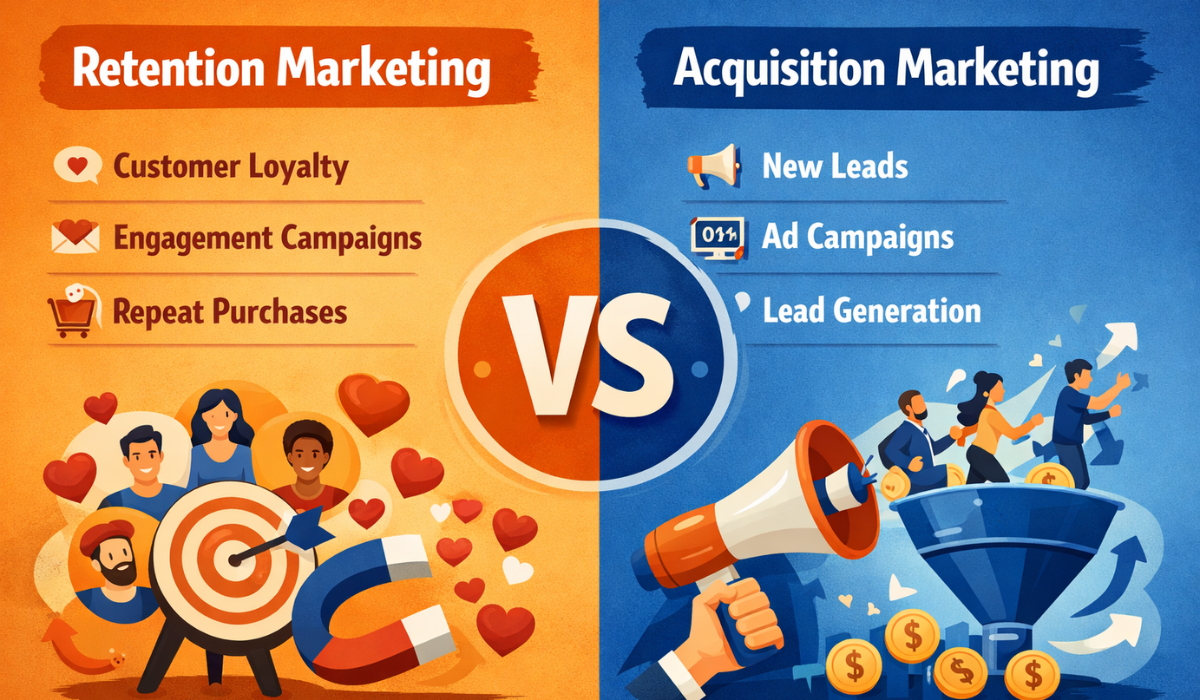 Retention Marketing vs Acquisition Marketing