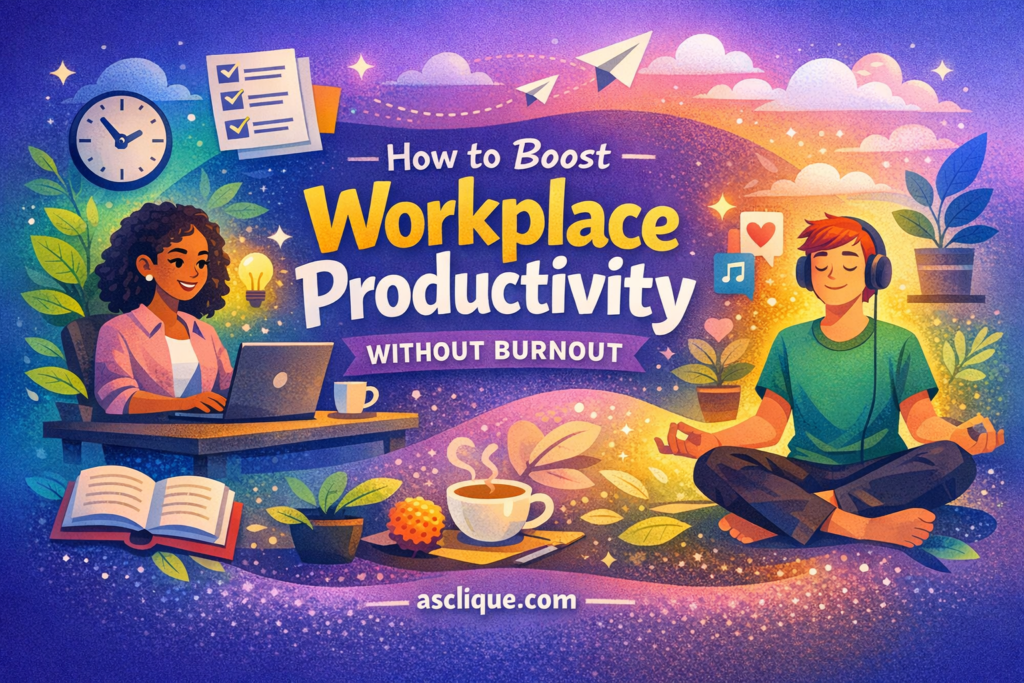 How to Boost Workplace Productivity Without Burnout