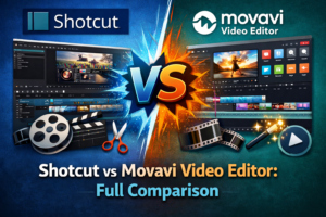 Shotcut vs Movavi Video Editor: Full Comparison (Features, Pricing, Ease of Use)