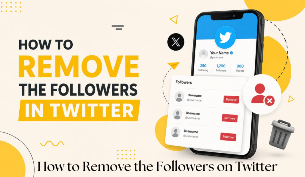 How to Remove the Followers on Twitter