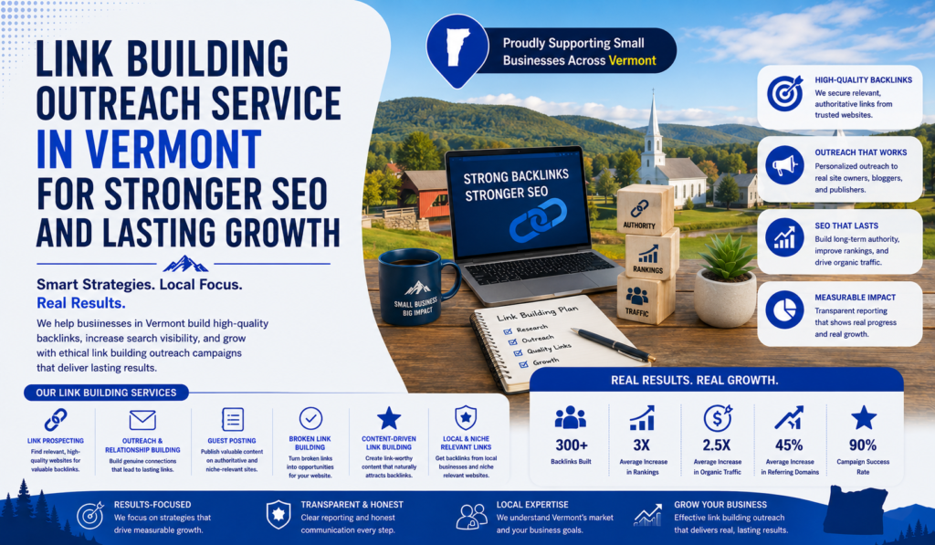 Link Building Outreach Service in Vermont
