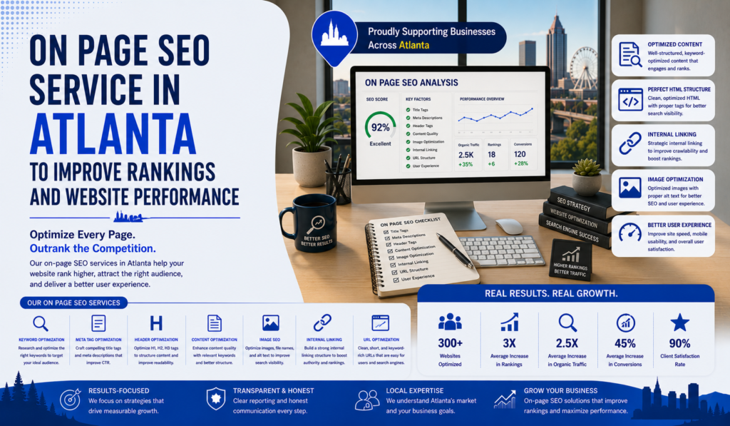 On Page SEO Service in Atlanta