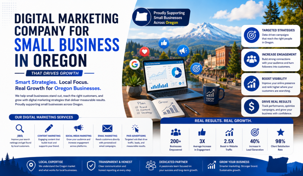 digital marketing company for small business in oregon
