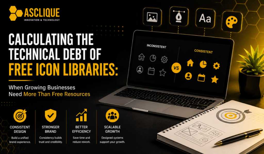 technical debt of free icon libraries