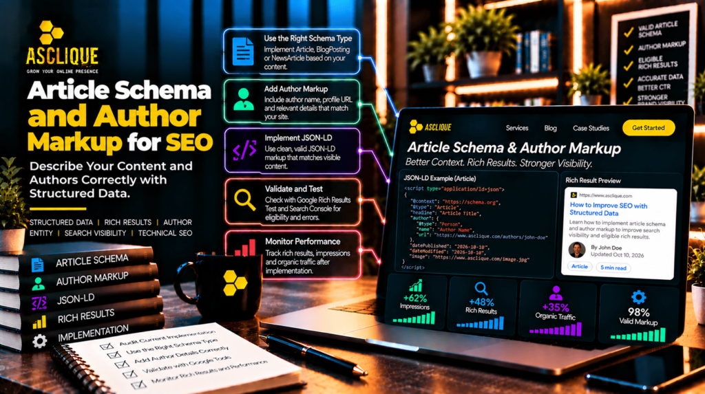 Article Schema and Author Markup