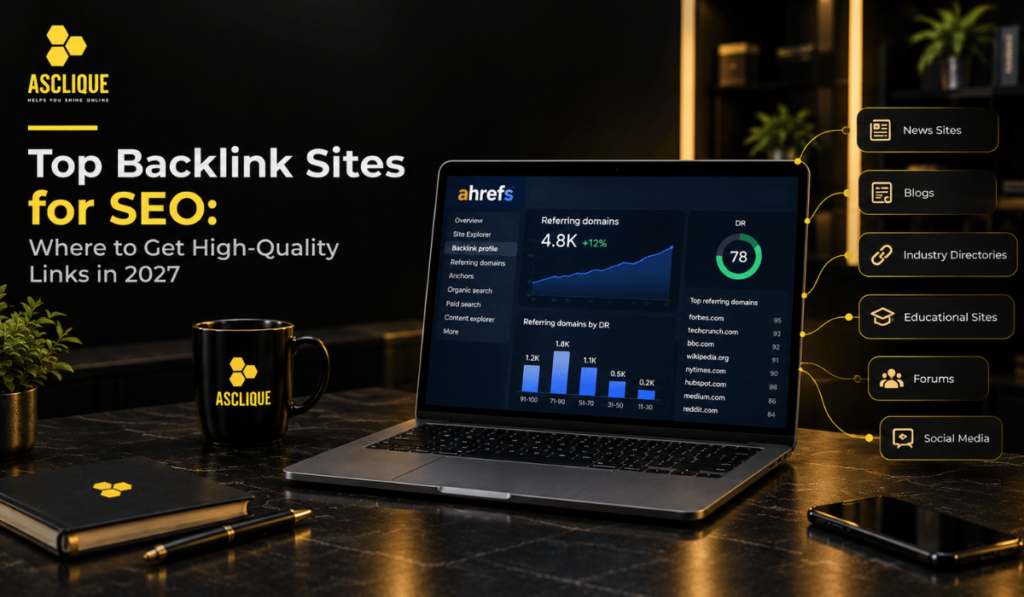 Top backlink sites for SEO — where to get high-quality links from news sites, directories, and industry publications.